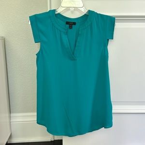 J. Crew Teal Top
